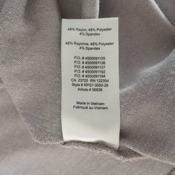 Aritzia Wilfred Free Womens Grey Sz S Zlata Open Front Light Cardigan Sweater - Picture 9 of 9